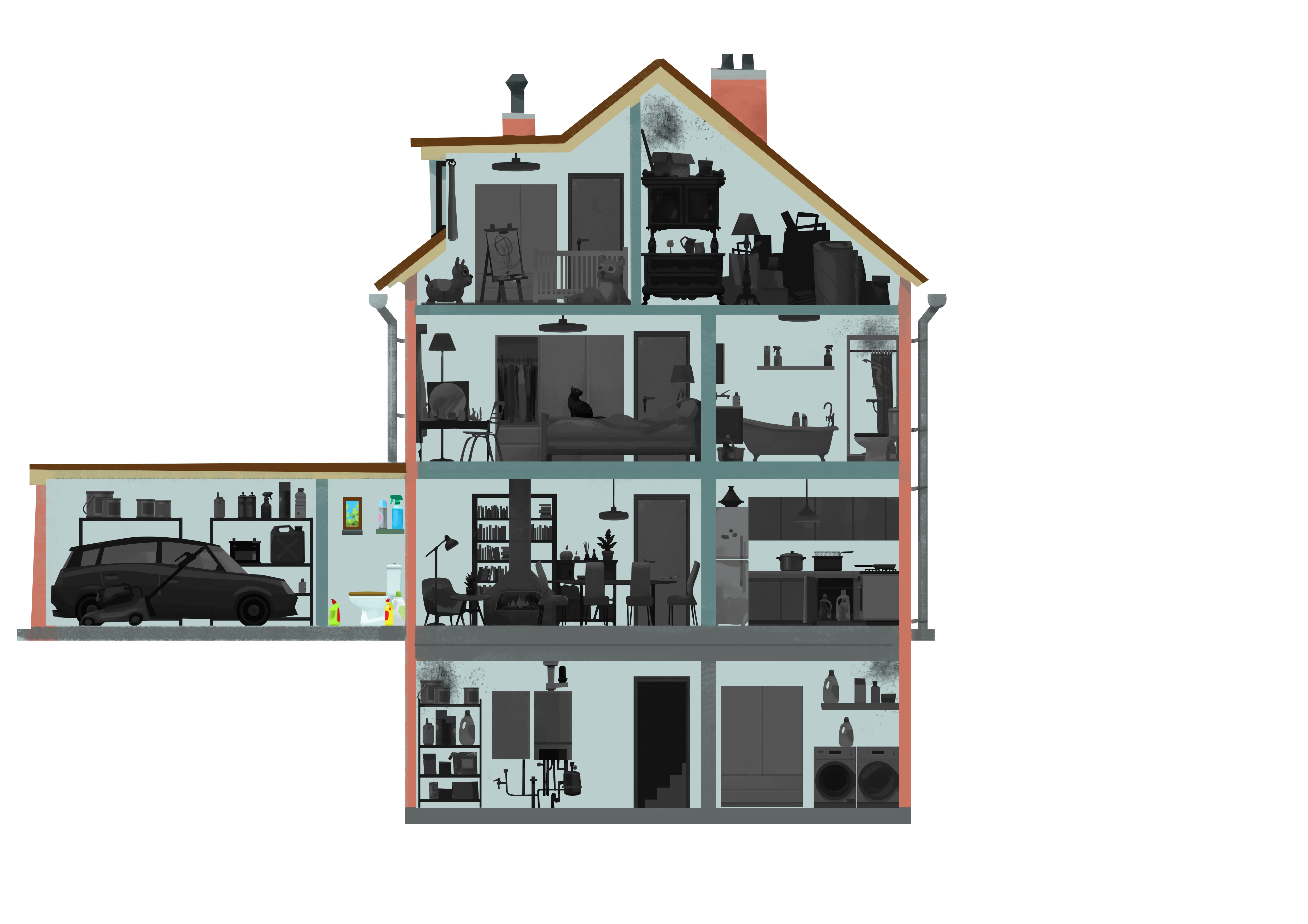 vervuilende stoffen in toilet